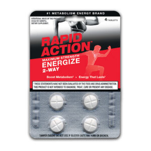 Rapid Action Energize 4ct Tablets
